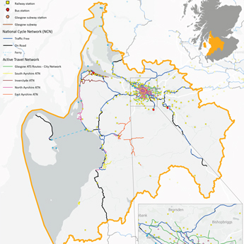 01 Map 1 Existing Network Of Sustainable Transport Infrastructure (1)