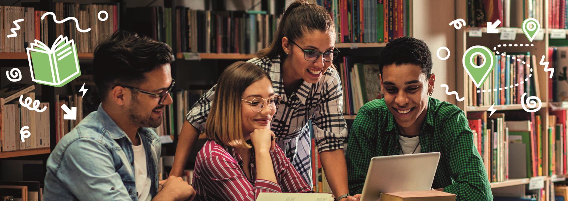 Students Studying
