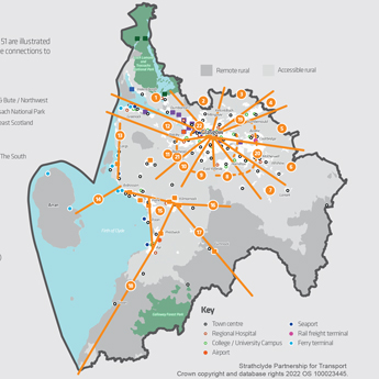 12 (4) Regional Transport Strategy Connecting Places Map