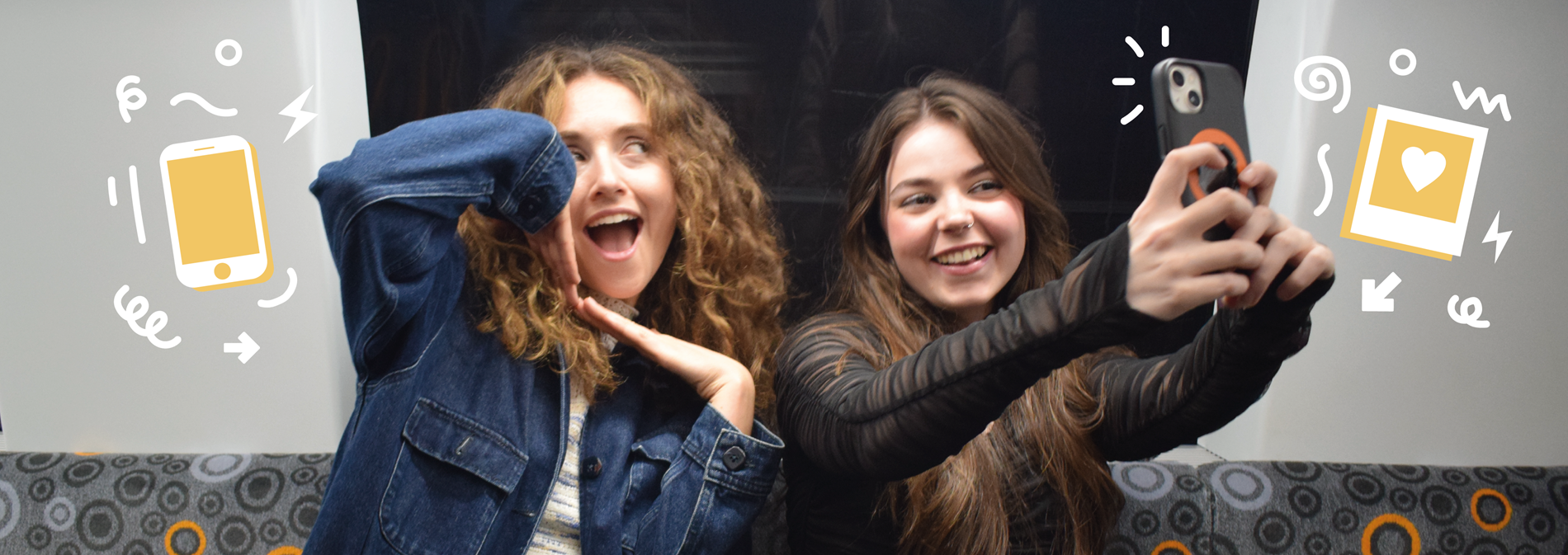 Students on the train